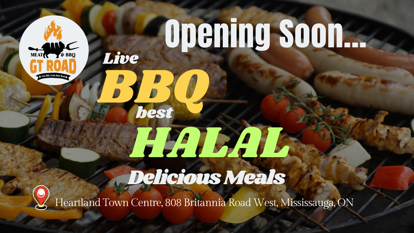 halal meat live bbq